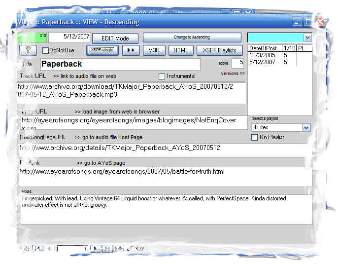 AYoS Database App