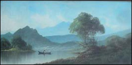 On a lake...